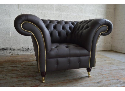 Chesterfield Design Sofa Fauteuil Bank Bekleding Luxe Textiel Banken 1-Zits #211
