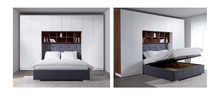 Kast Bed Bedden Wandkast Bekleedkast Kasten Slaapkamer Nieuw