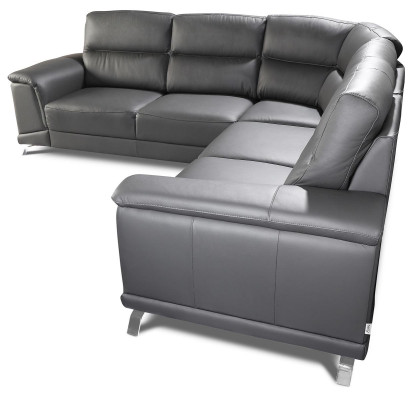 Eckbankstel Thuisbioscoop Sofa Bank Bekleding Banken Sofa's Relax Voetensteunen Leer