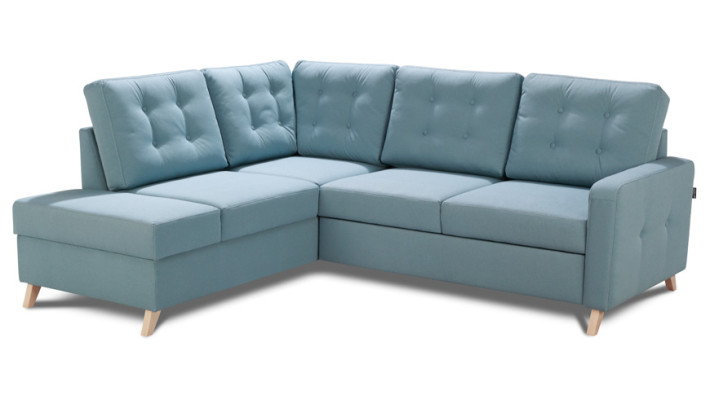 Slaapfunctie Stof Hoekbank L-vorm Bank Sofa Design Bank Bekleding Textiel Modern