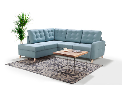 Slaapfunctie Stof Hoekbank L-vorm Bank Sofa Design Bank Bekleding Textiel Modern