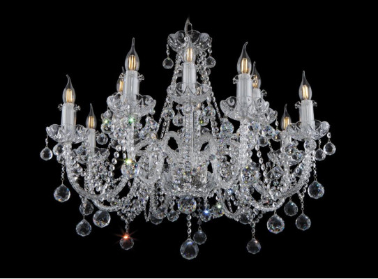 Klassieke plafondkroonluchter lamp verlichting Kristal Nieuw Bohemen
