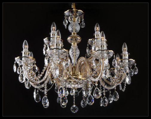 Klassieke plafond kroonluchter lamp Bohemia verlichting kristal nieuw