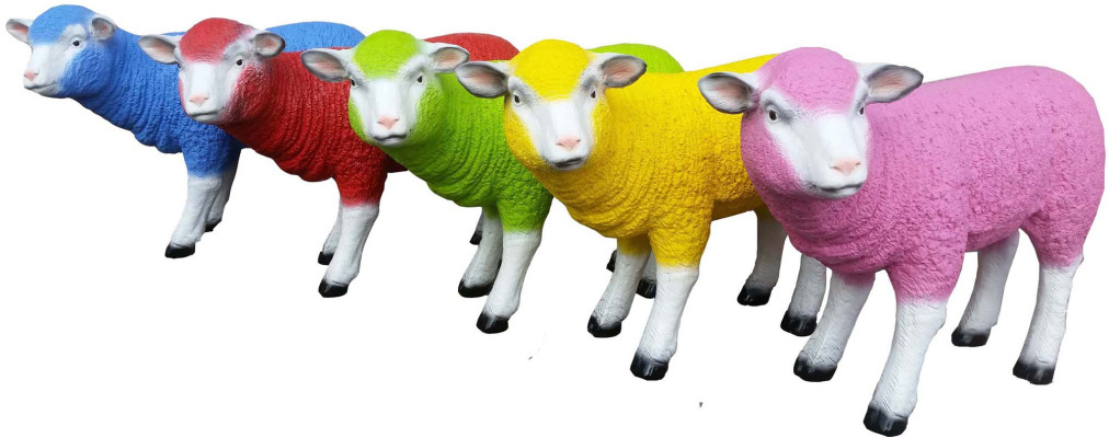 Abstracte Deco Beeldje Standbeeld Sculptuur 35 cm Figuren Standbeelden Sculpturen Schaff Nieuw