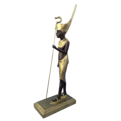 Egyptische god Khnum standbeeld figuur beelden figuren sculpturen 60 cm antieke stijl