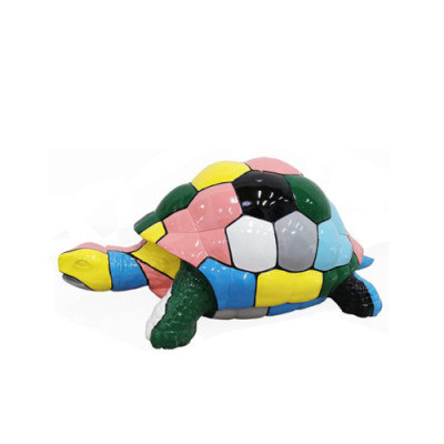 Abstracte Designer Figuur Woonkamer Moderne Beeld Schildpad Veelzijdig Beschilderd 109cm