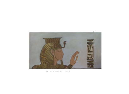 Afbeelding Decor Egypte Beeldhouwwerk Sculptuur 72 x 50 cm Figuren Beelden Sculpturen Nieuw O11