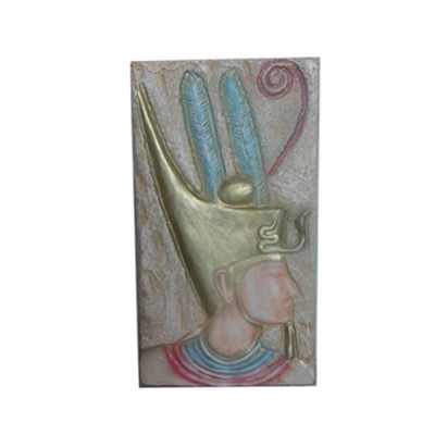 Egypte Wandbeeld Reliëf Deco Valk Decoratie Beelden 90x49cm Beelden O8 Farao