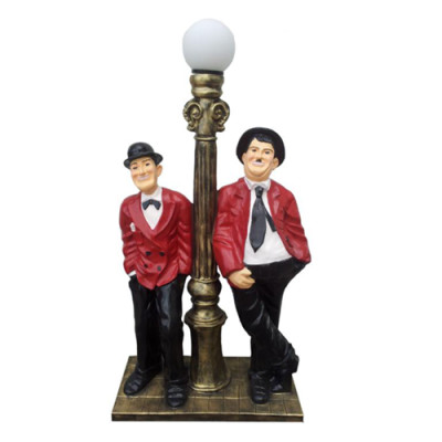 Deko Beeld Lamp Sculptuur 110 cm Beelden Sculpturen Charlie Chaplin Lamp Nieuw