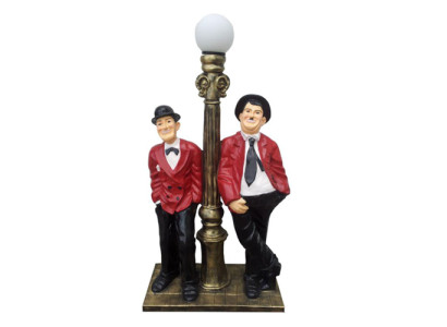 Deko Beeld Lamp Sculptuur 110 cm Beelden Sculpturen Charlie Chaplin Lamp Nieuw