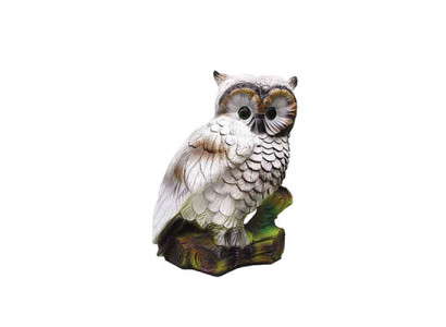 Uil Vogel Tuin Decoratie Beeldhouwwerk Sculpturen Figuren Beeld 51 cm Nieuw Decoratie