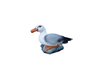 Deko figuur meeuw vogel tuinfiguren sculptuur beelden sculpturen 38 cm nieuw