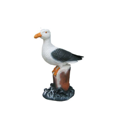 Deko figuur meeuw vogel tuinfiguren sculptuur beelden sculpturen 43cm nieuw