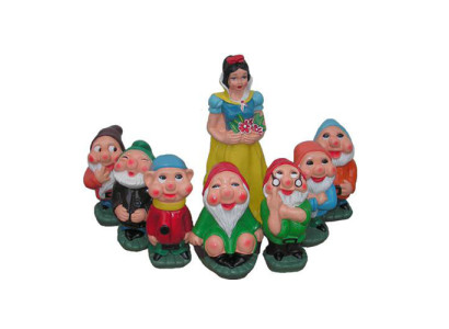 Beeldhouwwerk Sneeuwwitje Figuur Tuin Figuren Sculpturen Standbeelden Beeld 1 stuk