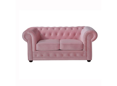 Chesterfield Bank Bank Bekleding Stof Leer Bank Bekleding Set 4-zits