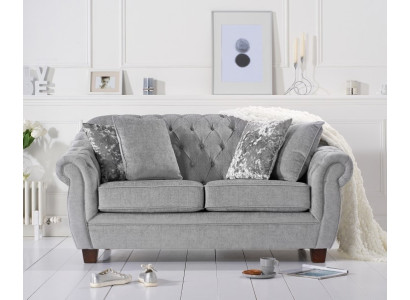 Chesterfield Bank Sofa Bekleding Stof Lederen Banken Bekleding Set 2-Zits