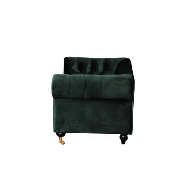 Chesterfield 2-zits Klassieke Luxe Barok Rococo Sofa Textiel Lederen Bank