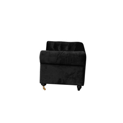 Chesterfield 2-zits klassieke luxe barok rococo sofa textielen leren bank