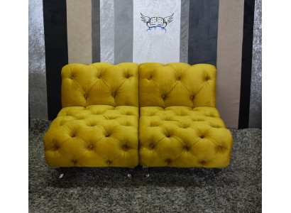 Chesterfield Hotel Dubbel Lederen Bed Slaapkamer Bekleding Luxe Bedden 200x200cm