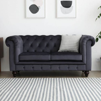 Bankstel Luxe Stof Chesterfield Bank Banken Bekleding 2-zitsbank Tweepersoons