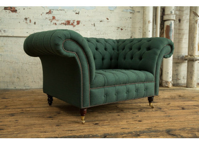 Bankstel Bekleding Sofa Textiel Chesterfield Banken Set 1,5-Zits Driezits