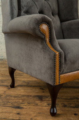 Chesterfield fluwelen fauteuil sofa stoffering sofa's design luxe bank relax televisie nieuw