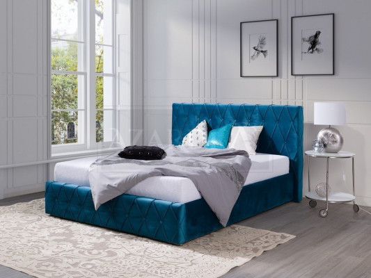 Bett Polster Design Luxe Dubbel Hotelbedden Echtpaar 160 x 200cm Slaapkamer Fluweel