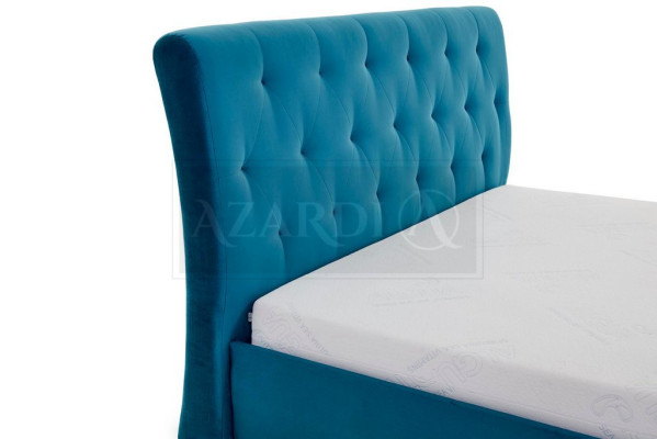 Bett Polster Design Luxe Dubbel Hotelbedden 180x200cm Slaapkamer Fluweel Nieuw