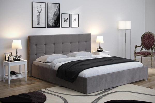 Bedframes Bed Slaapkamer Bedden Textiel Leder Hotel Luxe Bekleding Design