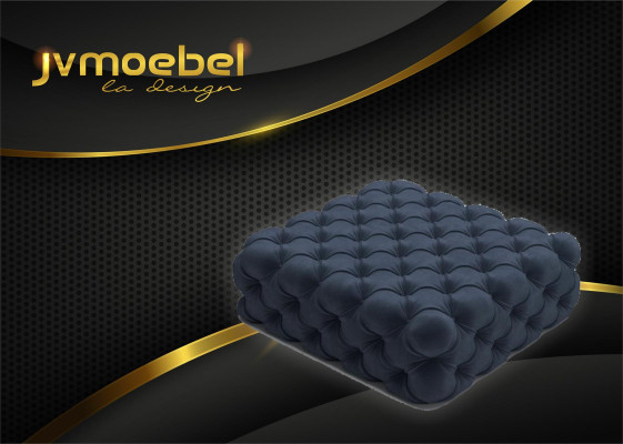 Klassiek Chesterfield design luxueuze voetenbank van textiel hocker Ottomaans