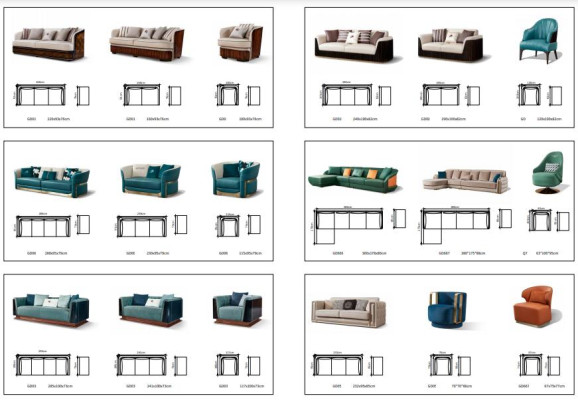 Hocker Blauw Textiel Slaapkamer Nieuw Creatief Modern Design Meubilair Luxe Stof Nieuw