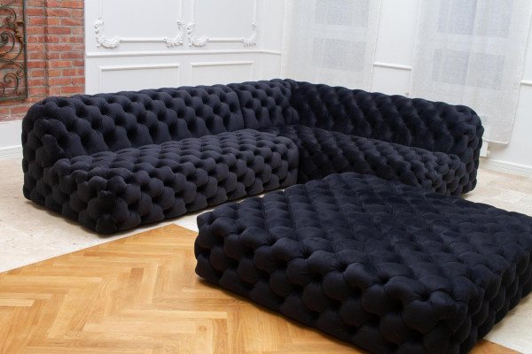 Woonlandschap Sofa Hoek Design Hoek Hoekbank L-vorm Moderne Banken Stofbank Bankstel