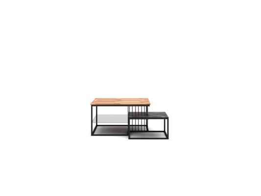 Salontafel Koffietafel Bijzettafel Houten Tafel 2-delig Modern Woonkamer