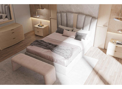 Hocker Bekleding Zitontwerp Textiel Relax Luxe Sofa Zitbank Stof Modern