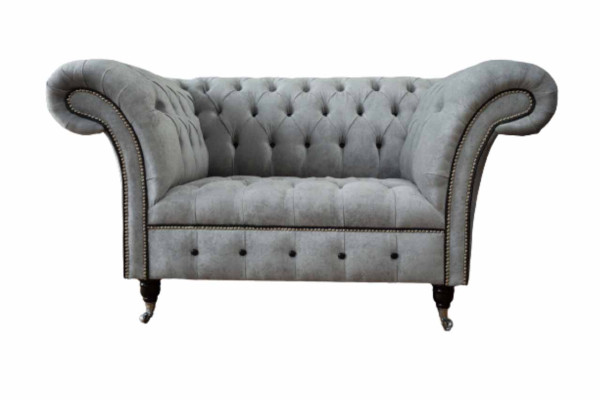 Chesterfield stoel stof woonkamer design bekleding textiel design luxe