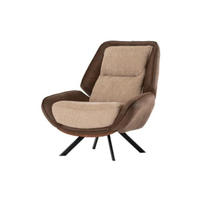 Beige-bruine woonkamer fauteuil Stijlvolle 2-zits gestoffeerde set Luxe meubels