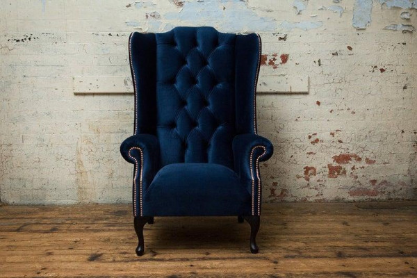 Chesterfield Design Sofa Fauteuil Bank Bekleding Oorfauteuil Banken 1-Zitter Nieuw