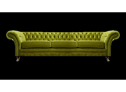 Chesterfield olijfgroene gestoffeerde bank met slaapfunctie sofa woonkamer meubels