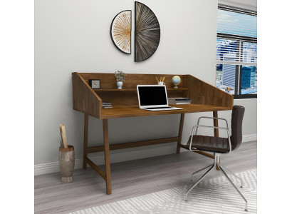 Hoogwaardige houten tafel Designer bureautafel Moderne houten meubels Bureau
