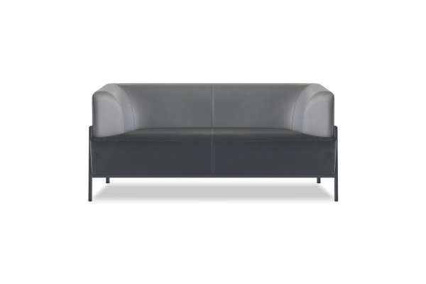 Ergonomische complete sofa-set 4-delig zwart designer bekleding moderne stijl