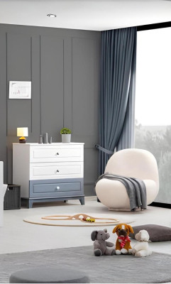 Kinderkamer set kledingkast modern ladekast houten meubels slaapkamer nieuw