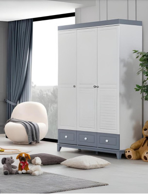 Kinderkamer set kledingkast modern ladekast houten meubels slaapkamer nieuw