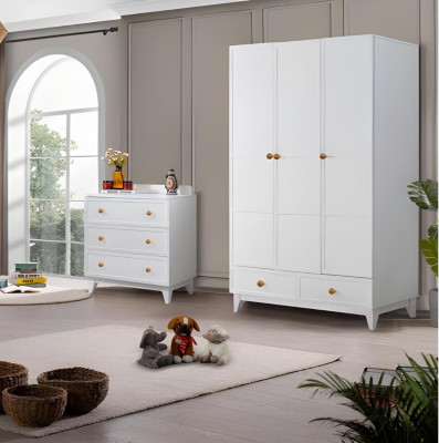 Kinderkamer Set Luxe Dressoirs Wit Kast Hout Design Moderne Meubels