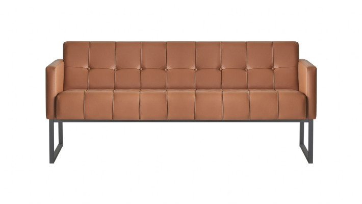 Kantoor set 5-delig 3-zits 2-zits 2x fauteuil salontafel bruin stijl