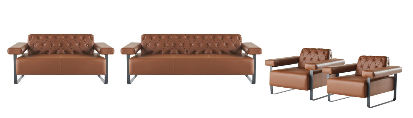 Chesterfield bank knopen sofa’s 4-delig 3-zits 2-zits fauteuil modern