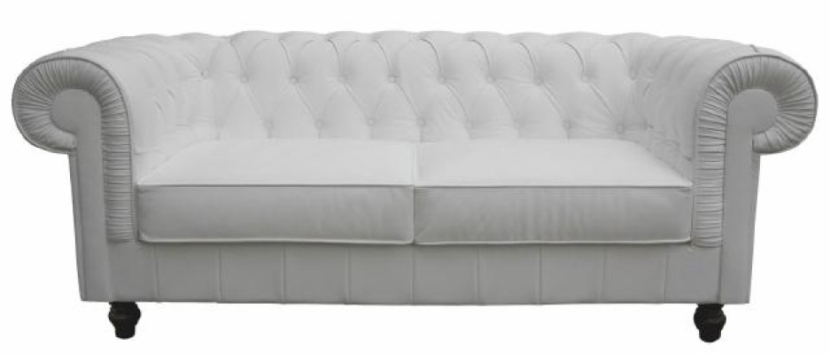 Chesterfield Textiel Bankstel Leren Stof Bank 3-zits Bankstel Lederen Bank NIEUW
