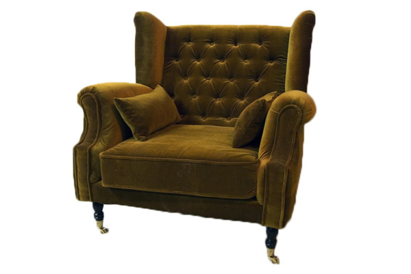 Chesterfield oorfauteuil fauteuil bank relax bekleding designer banken Liverpool