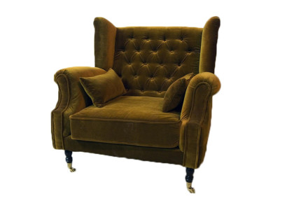 Chesterfield oorfauteuil fauteuil bank relax bekleding designer banken Liverpool