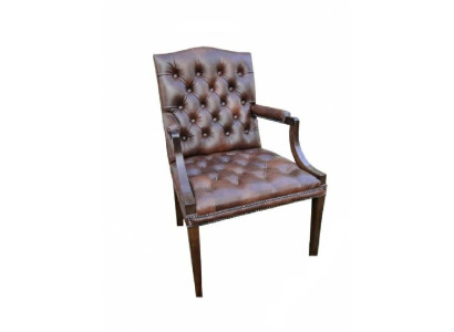 Antieke Troon Koning Chesterfield Fauteuil Imitatie 1500 Riddersstoel Bank Sofa