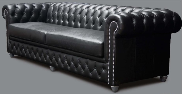 Chesterfield 3-zits XXL gestoffeerde zitbank sofa set grote banken 2016-22